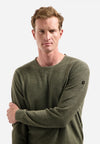 No Excess Slub Neck Sweatshirt - Dark Moss