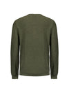 No Excess Slub Neck Sweatshirt - Dark Moss