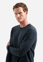 No Excess Pull Over Crew Neck Jumper - Navy