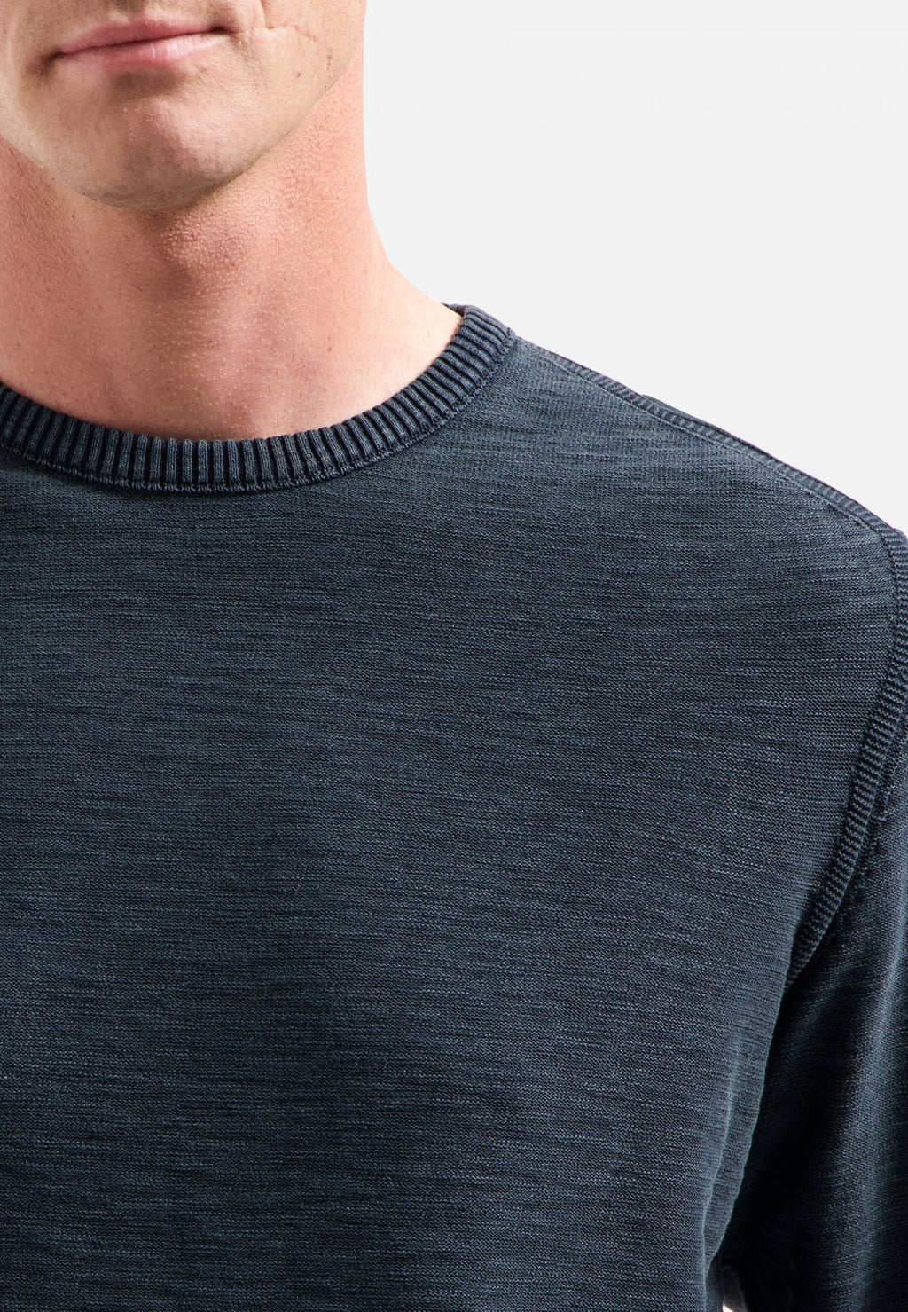 No Excess Pull Over Crew Neck Jumper - Navy