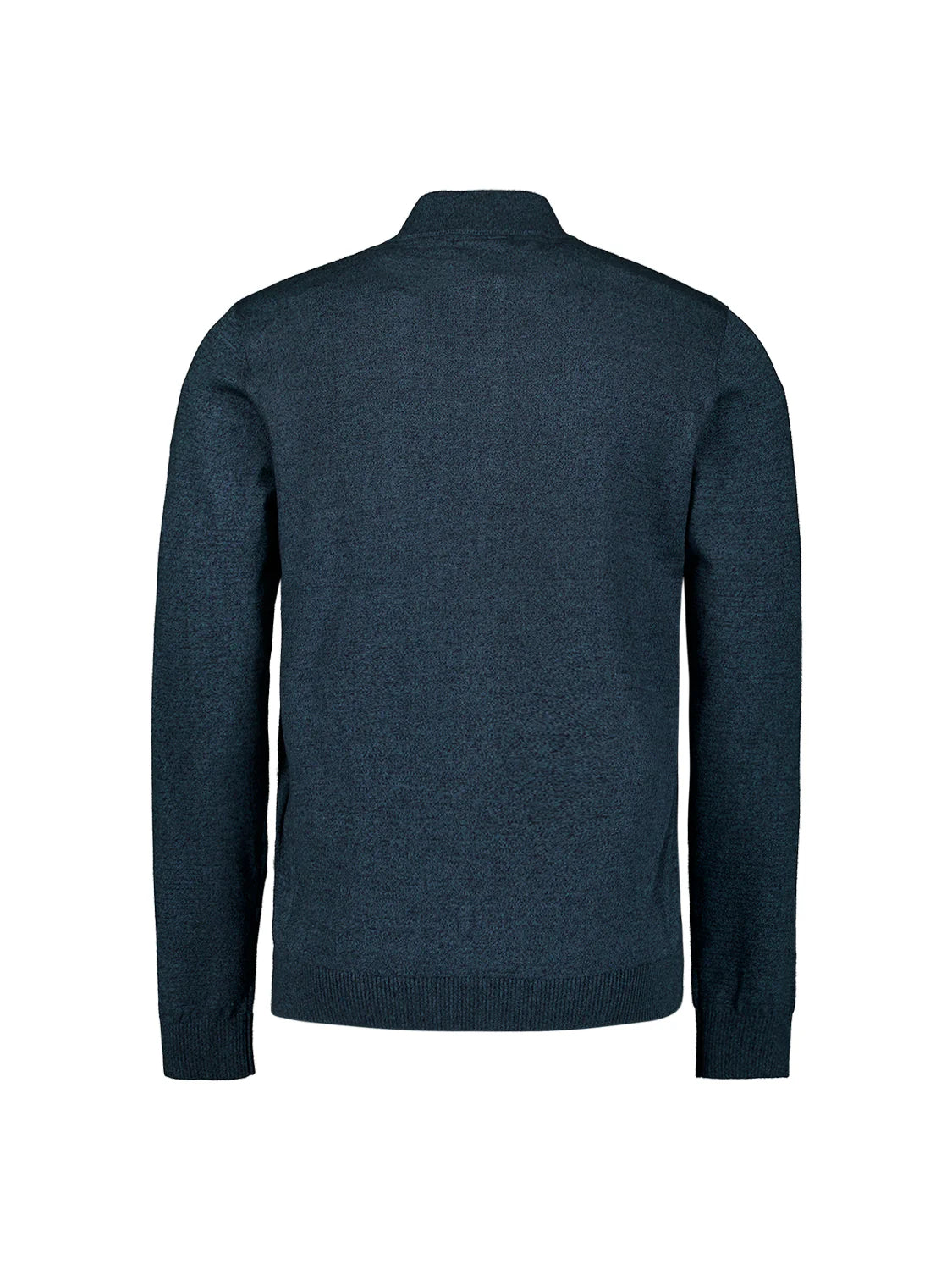 No Excess Pullover Cardigan - Full Zip - Navy Melange