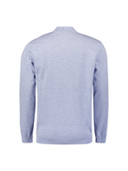 No Excess Half Zip Timeless Jumper - Blue