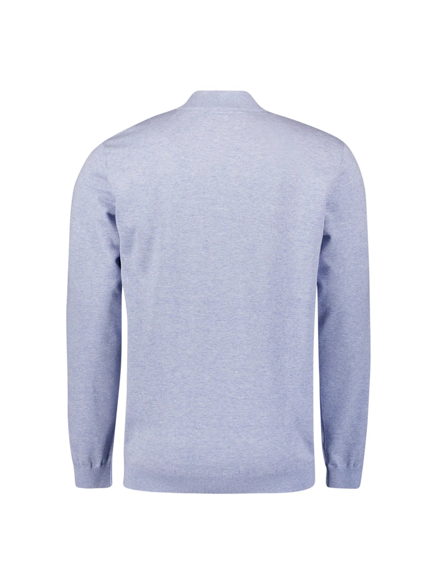 No Excess Half Zip Timeless Jumper - Blue
