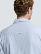 No Excess Long Sleeve Shirt: Oxford Shirt - Cloud