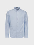 No Excess Long Sleeve Shirt: Oxford Shirt - Cloud
