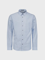 No Excess Long Sleeve Shirt: Oxford Shirt - Cloud
