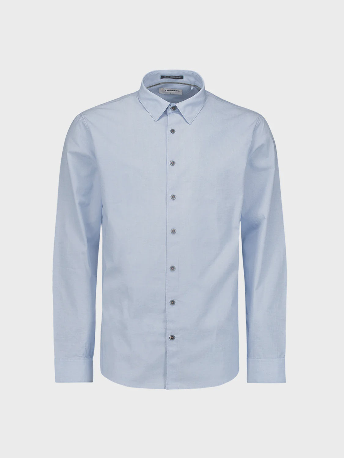 No Excess Long Sleeve Shirt: Oxford Shirt - Cloud