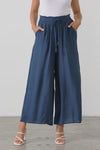 Lightweight Stretch Culottes - Navy