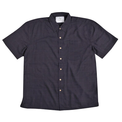 Bamboo Fibre Short Sleeve Shirt - Navy