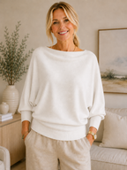 Ponchitta Graceful Italian Knit Top