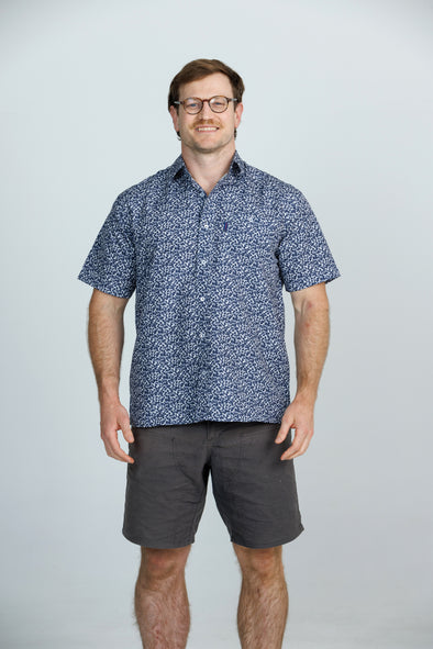 Iron Cheater Short Sleeve Shirt: Eclipse - Charcoal
