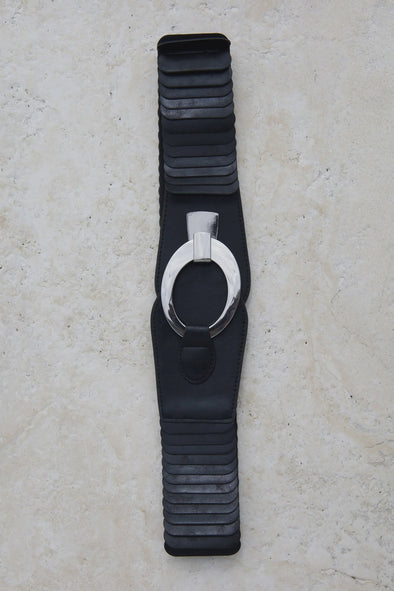 Riccardo Belt in Mottled Black