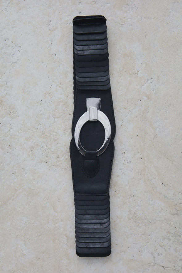 Riccardo Belt in Mottled Black