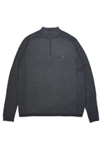 R.F. Scott 100% Merino Wool Zip Neck Knit: Parker - Lead