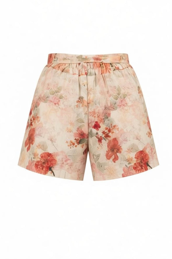 100% Italian Linen Giardino Shorts