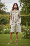 Rosato Mohair Knit with Scarf - Beige
