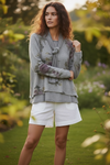 Rosato Mohair Knit with Scarf - Grey
