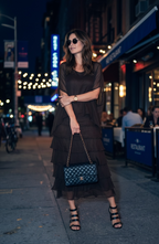 La Strada: Silk Rilassata Dress - Chocolate
