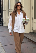 The Italian Closet: Mantilla Cotton Lace Shirt