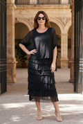 La Strada: Silk Rilassata Dress - Black
