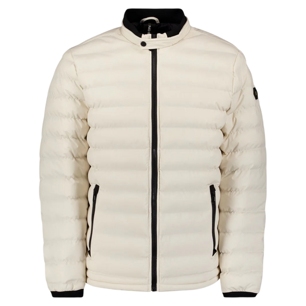 No Excess Padded Jacket: Short Fit - Cement