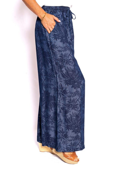 The Italian Closet: Dillon Printed Pallazo Pant