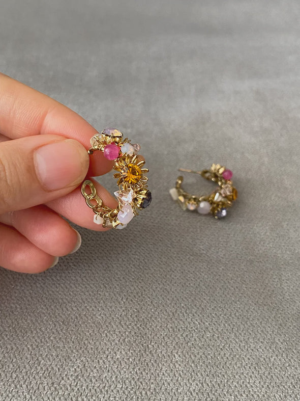 Sunflower Crown Loops