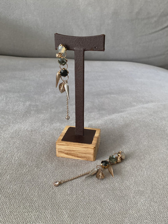 Crystal Chain Earrings