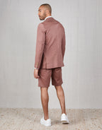 Island Cotton Drawstring Shorts - Terracotta