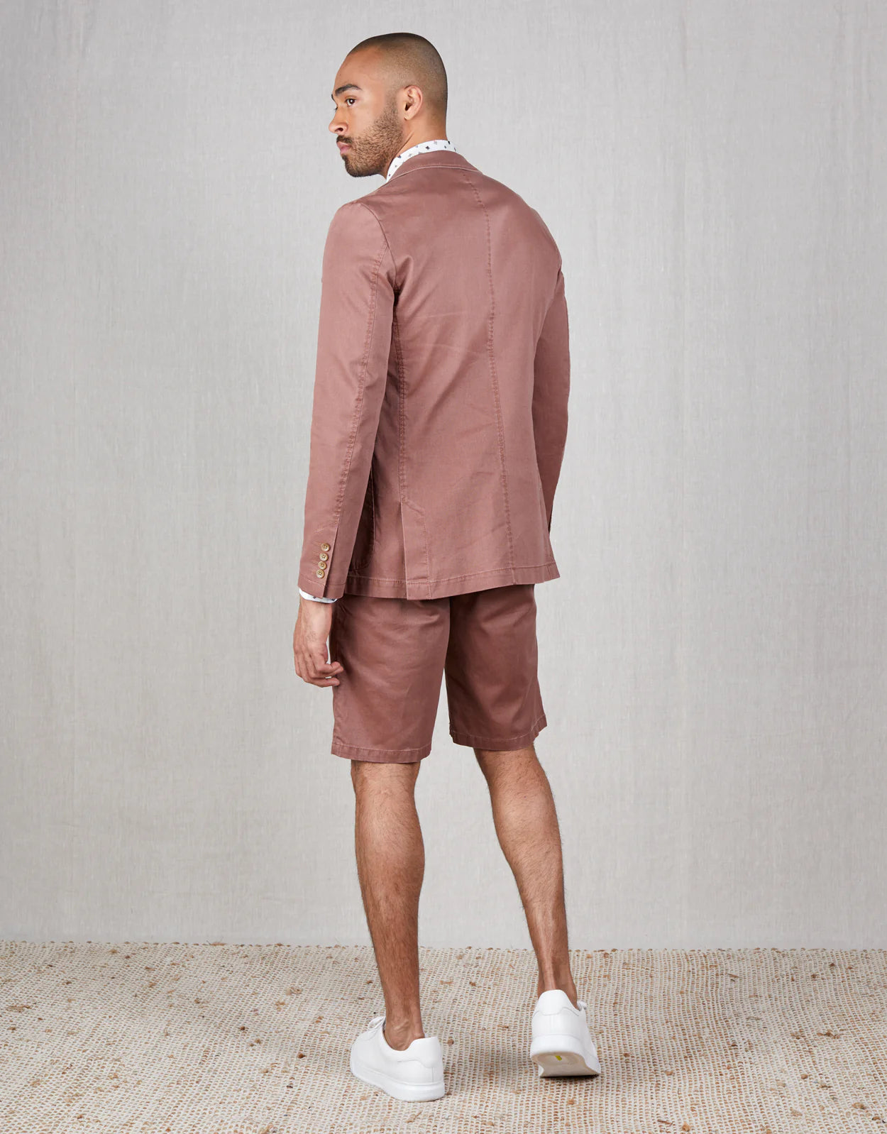 Island Cotton Drawstring Shorts - Terracotta