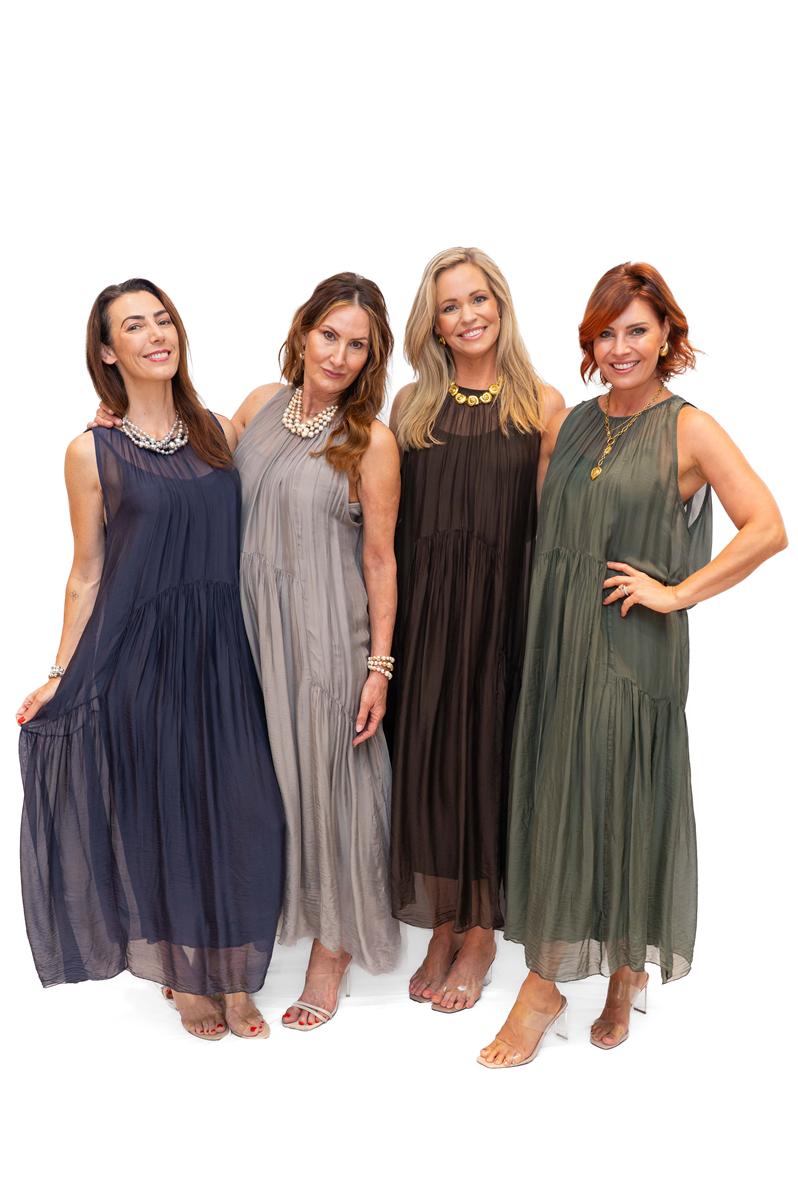 The Italian Closet: Roche – Silk Dress with Gentle Gathers