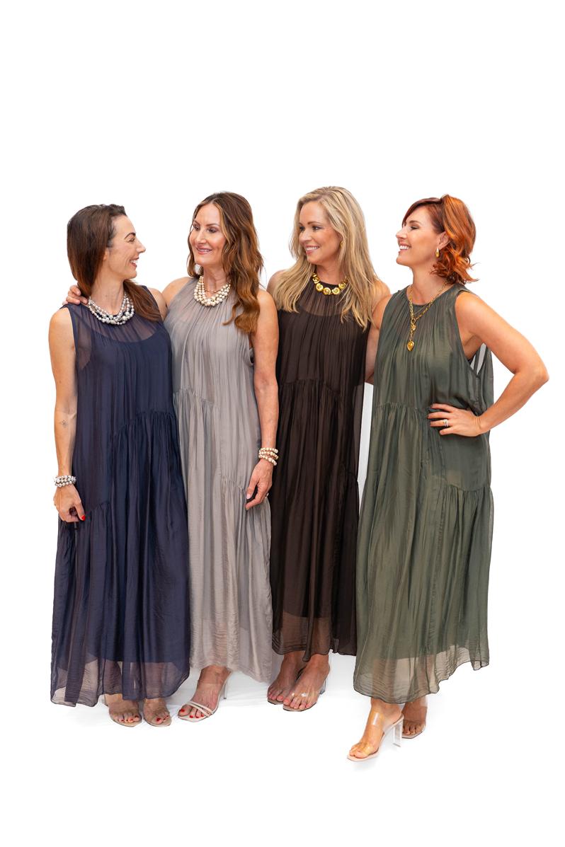 The Italian Closet: Roche – Silk Dress with Gentle Gathers