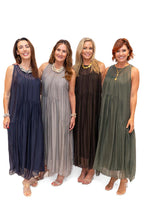The Italian Closet: Roche – Silk Dress with Gentle Gathers