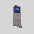 Wild Rhino Roy Striped Sock - Grey