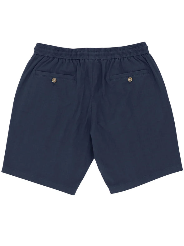 Daniel Hechter Linen Look Shorts - Navy