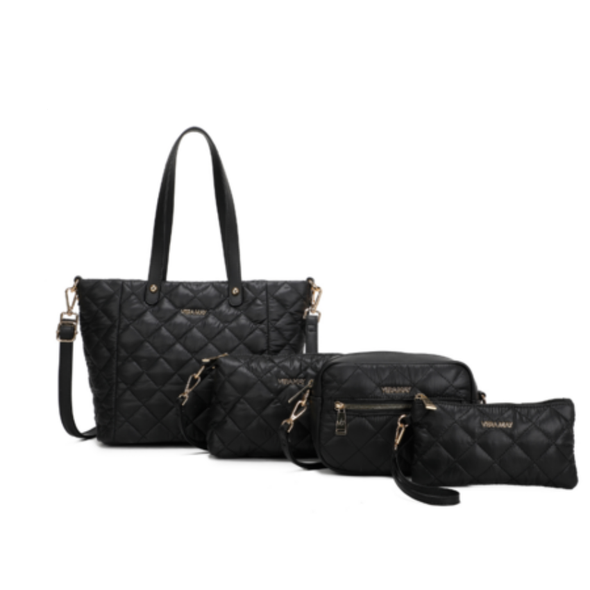 Vera May: Sachie 4 Bag Set in Black