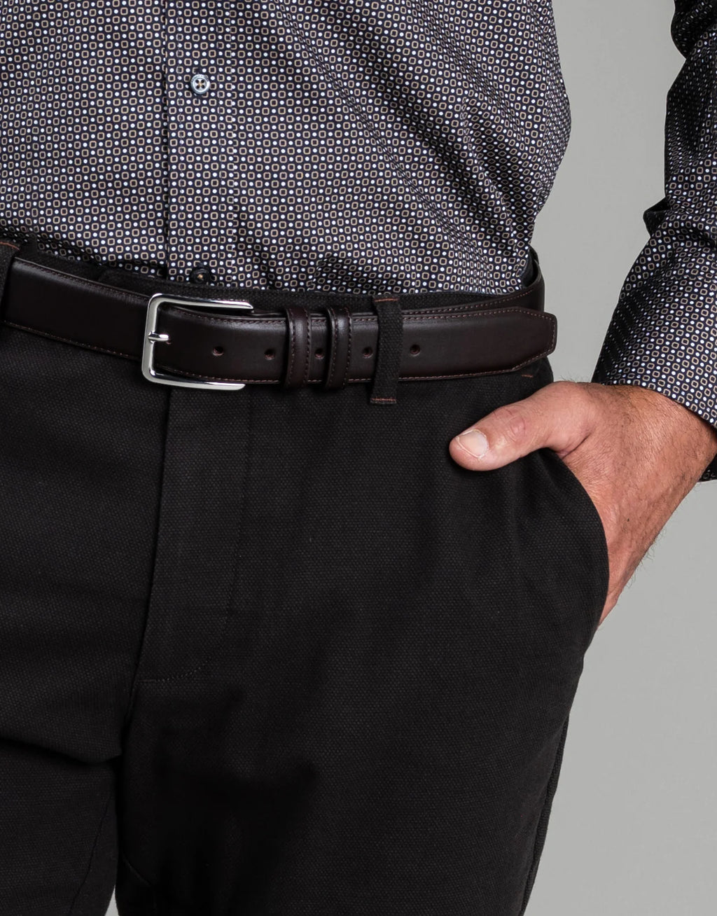 Tyler Birdseye Chinos - Dark Brown
