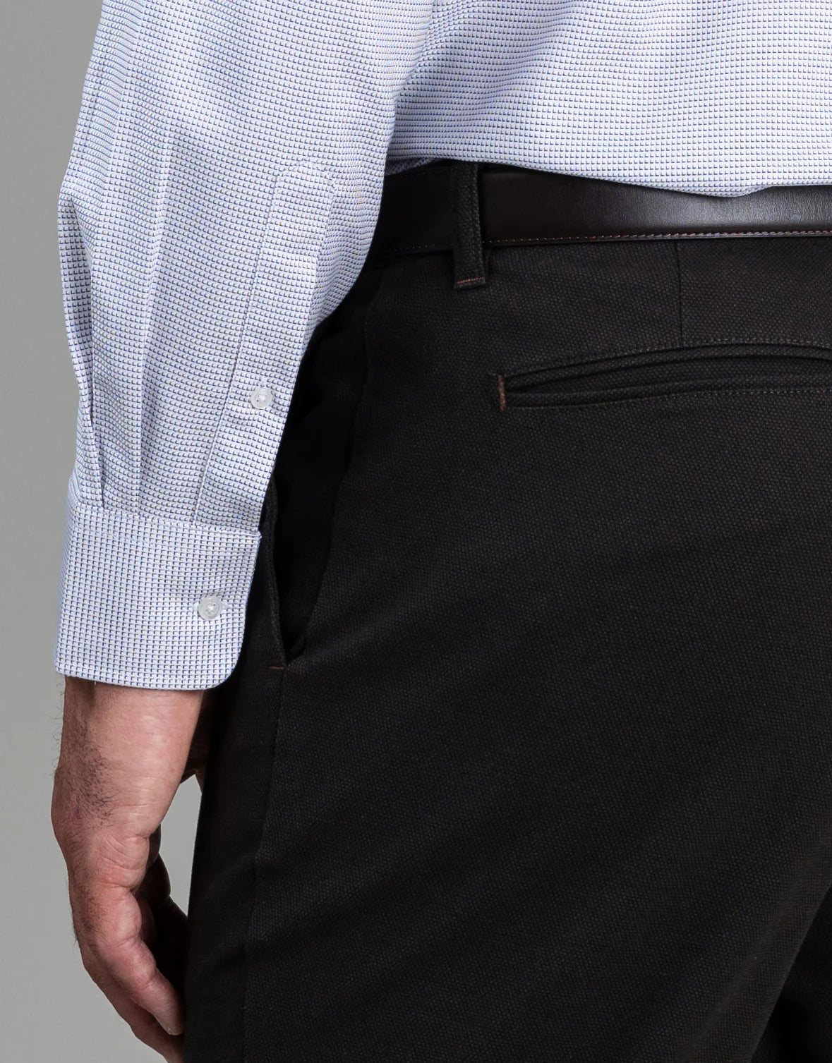 Tyler Birdseye Chinos - Dark Brown