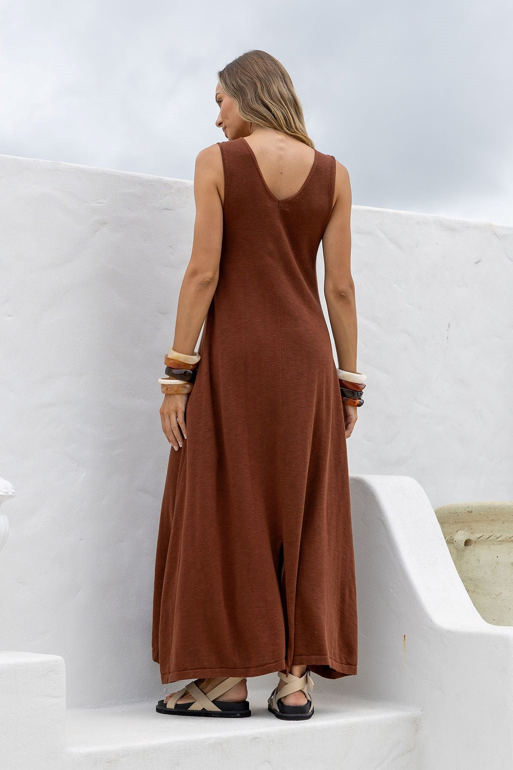100% Cotton Knit Tank Dress