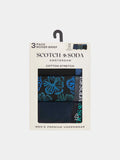Scotch & Soda 3 Pack Boxer Briefs - Blue & Green