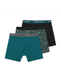 Scotch & Soda 3 Pack Boxer Briefs - Black & Green