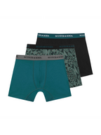 Scotch & Soda 3 Pack Boxer Briefs - Black & Green