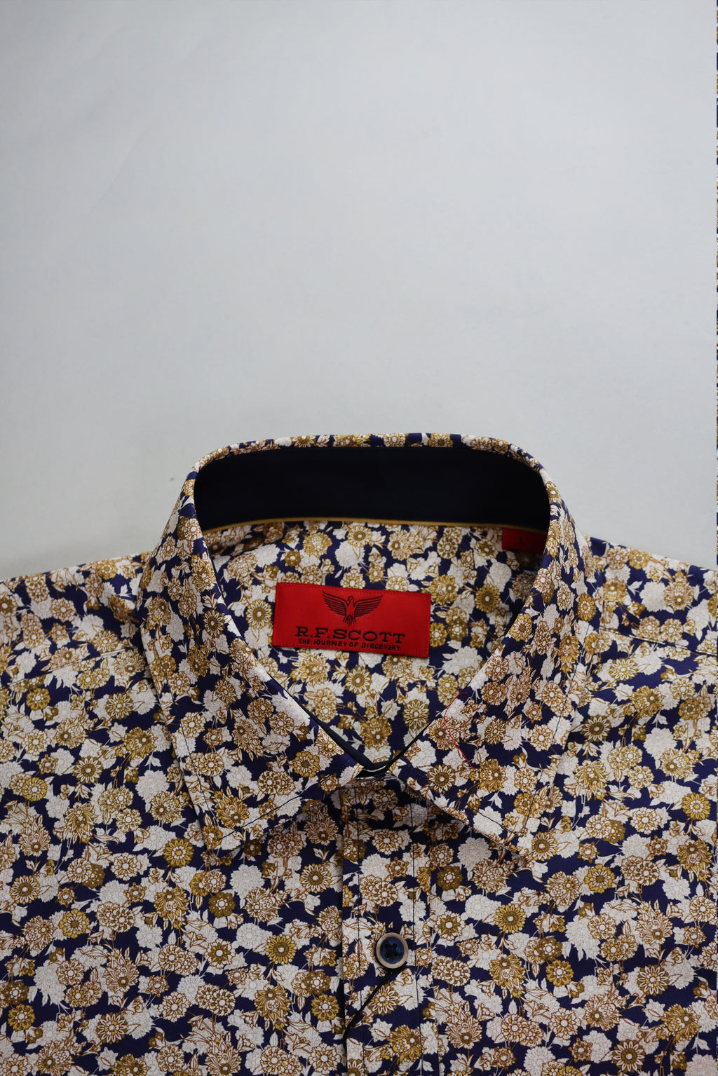 R.F. Scott Fielding Long Sleeve Shirt - Floral Bisque