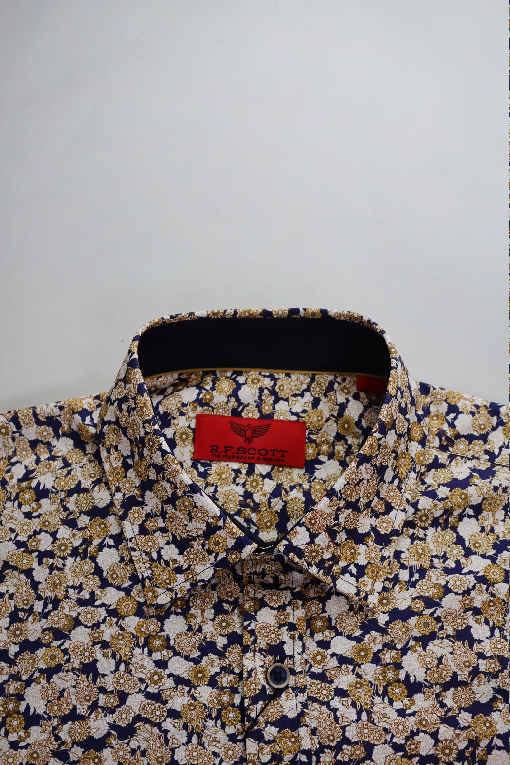 R.F. Scott Fielding Long Sleeve Shirt - Floral Bisque