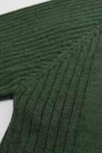 R.F. Scott 100% Merino Wool Zip Neck Knit: Parker - Forest