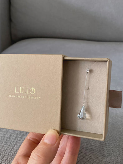 White Witch Tears Swarovski Earrings