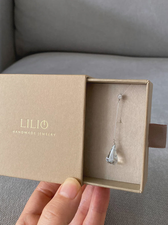 White Witch Tears Swarovski Earrings