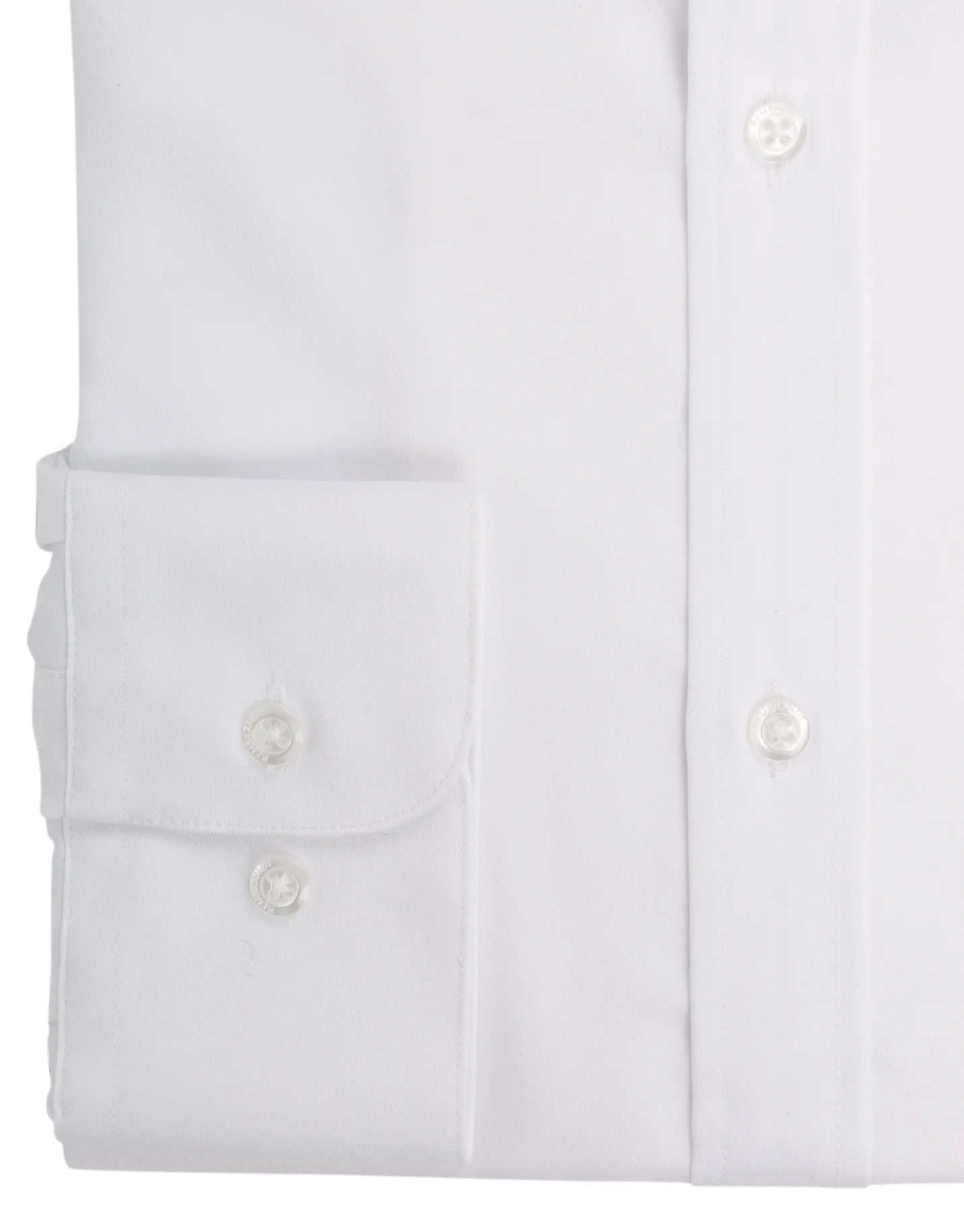 Sinatra Long Sleeve Shirt - White Twill