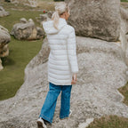Moke: Sarah 90/10 Packable Down Coat - Cream
