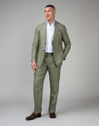Rembrandt Evans Linen Trouser - Sage Green